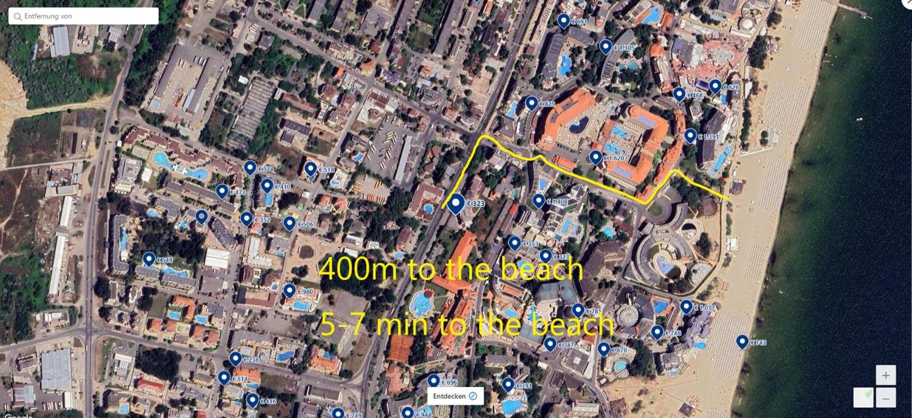Apartment Ashton Hall - Sonnenstrand - Ost Slântsjev Brjag Eksteriør bilde